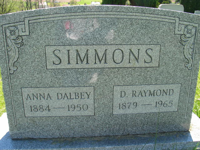 Anna Dalbey and D. Raymond Simmons